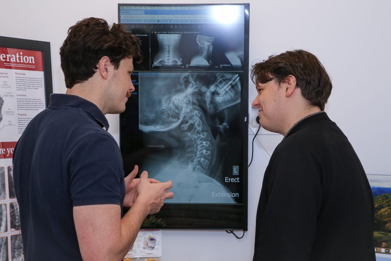 Neck and upper back assessment with Dr Marcello